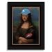 North Carolina Tar Heels 12" x 16" Mona Lisa Fan Framed Fine Art Print