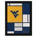 West Virginia Mountaineers 12" x 16" Team Composition Framed Fine Art Print