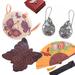 'Curated Gift Set Bag with 4 Butterfly-Themed Items from Bali'