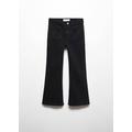 Flared jeans with pocket black denim - Kids - 13-14 years - MANGO KIDS