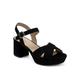 Women's Cosmos Dressy Sandal by Aerosoles in Black Suede (Size 12 M)