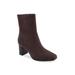 Women's Miley Bootie by Aerosoles in Brown Faux Suede (Size 11 M)