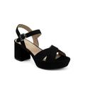 Women's Cosmos Dressy Sandal by Aerosoles in Black Suede (Size 10 M)