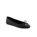 Women's Pia Casual Flat by Aerosoles in Black Leather (Size 10 1/2 M)