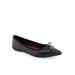 Women's Dumas Casual Flat by Aerosoles in Black Leather (Size 10 M)