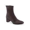 Wide Width Women's Corinda Bootie by Aerosoles in Brown (Size 11 W)