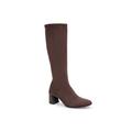 Wide Width Women's Centola Tall Calf Boot by Aerosoles in Java Faux Suede (Size 12 W)