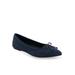 Women's Dumas Casual Flat by Aerosoles in Navy Suede (Size 6 M)