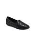 Wide Width Women's Betunia Casual Flat by Aerosoles in Black Quilted (Size 7 1/2 W)