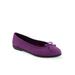 Women's Homebet Casual Flat by Aerosoles in Purple Faux Suede (Size 10 1/2 M)