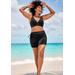 Plus Size Women's Pack N' Go Relaxed Drawstring Short by Swimsuits For All in Black (Size 10/12)