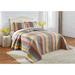 Maya Bedspread by BrylaneHome in Stripe (Size TWIN)