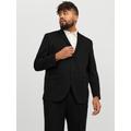 Sakko JACK & JONES PLUSSIZE "JPRFRANCO BLAZER NOOS PLS" Gr. 66, schwarz (black) Herren Sakkos Business