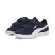 Sneaker PUMA "Smash 3.0 Suede Sneakers Kinder" Gr. 34, blau (navy white blue) Kinder Schuhe Trainingsschuhe