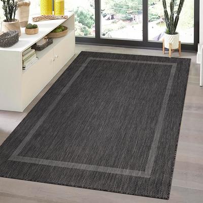 Outdoorteppich AYYILDIZ TEPPICHE "RELAX 4311", schwarz, B:280cm H:5mm L:370cm, Polypropylen, Teppiche, Läufer, Pflegeleicht, Robust, In- und Outdoor, große Farbauswahl Image