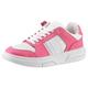 Plateausneaker TOMMY JEANS "TJW SKATE SNEAKER MAT MIX" Gr. 38, pink (pink, weiß) Damen Schuhe Sneaker