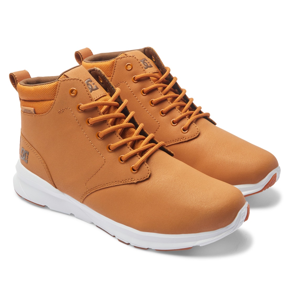 Stiefel DC SHOES "Mason 2", Gr. 7,5(40), braun (wheat, turkish coffee), Obermaterial: Leder [Kuh] / Futter: Textil / Außensohle: Gummi, Schuhe