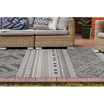 Teppich ARTE ESPINA "Yoga 200", grau (taupe, creme), B:200cm H:10mm L:290cm, Polyester, Teppiche, Teppich für Indoor & Outdoor, Fußbodenheizung geeignet, Pflegeleicht Image