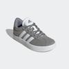 Sneaker ADIDAS SPORTSWEAR "VL COURT 3.0 KIDS", Gr. 35, grau (grau three, cloud weiß, grau two), Leder, Synthetik, sportlich, Schuhe, inspiriert vom Design des adidas samba