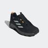 Wanderschuh ADIDAS TERREX "TERREX EASTRAIL GORE-TEX", Gr. 41, schwarz (core schwarz, wonder silber, preloved gelb), Textil, Synthetik, sportlich, Schuhe, wasserdicht