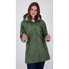 Regenjacke DEPROC ACTIVE "Friesennerz WIZZARD PEAK WOMEN UMBR", Damen, Gr. 50 (XL), grün, Obermaterial: 100% Polyurethan; Futter: 100% Polyester, casual, figurumspielend, Langarm gerader Abschluss mit Druckknopf, Jacken, auch in Großen Größen...