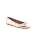 Women's Pia Casual Flat by Aerosoles in Soft Gold (Size 5 M)