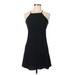 Brandy Melville Casual Dress - Mini: Black Solid Dresses