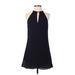 G by GUESS Casual Dress - A-Line Keyhole Sleeveless: Black Solid Dresses - Women's Size X-Small