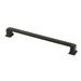 Contemporary 8.25-inch Roma Stainless Steel Oil Rubbed Bronze Finish Square Cabinet Bar Pull Handle - Set of 10 - 1"