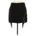 Shein Formal Pencil Skirt Mini: Black Print Bottoms - Women's Size 1X