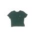 Nike Short Sleeve T-Shirt: Green Solid Tops - Kids Boy's Size Small