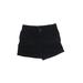 Ann Taylor LOFT Outlet Denim Shorts: Black Solid Bottoms - Women's Size 12 - Indigo Wash