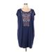 Tart Casual Dress - Shift: Blue Dresses - Women's Size 3X