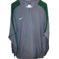 Nike Jackets & Coats | Nike Storm Fit Windbreaker Jacket Mens Size Medium Gray Quarter Zip Pullover | Color: Gray/Green | Size: M