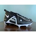 Nike Shoes | Nike Alpha Menace Pro 3 Mid Black/White Football Cleats Men's Size 10 Ct6649-001 | Color: Black/White | Size: 10