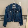 Nine West Jackets & Coats | Nine West Cropped Jean Jacket | Color: Blue | Size: M