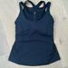 Athleta Tops | Athleta Black Athletic Top With Built-In Sports Bra Size S | Color: Black | Size: S