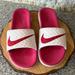 Nike Shoes | Nike Flip Flops - Size 5 - Unisex | Color: Pink/Purple | Size: 5