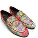 Gucci Shoes | Nib Gucci Floral Loafers Size 7 Us (37 Gucci) | Color: Gray | Size: 7