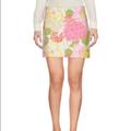 Burberry Skirts | Burberry Floral Vintage Skirt | Color: Pink/Yellow | Size: 4