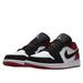 Nike Shoes | Nike Men's Air Jordan 1 Low Black Toe Sneaker Shoes Red Black Size Us 10 | Color: Black/Red | Size: 10