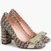 J. Crew Shoes | J. Crew Tweed Multicolored Block Heels Size 8.5 | Color: Brown/Gold | Size: 8.5