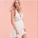 Free People Dresses | Free People So Sweetly Halter Mini Crochet Dress In White, Size 4, Retail $168 | Color: White | Size: 4