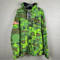 Nike Jackets & Coats | Nike Oregon Ducks Lightweight Army Camo Hood Jacket Dn1720-328 Men's Size Xxl | Color: Green/Yellow | Size: Xxl