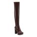 Jessica Simpson Shoes | Jessica Simpson Womens Brown 1" Platform Kiah Square Toe Block Heel Boots 11 M | Color: Brown | Size: 11