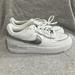 Nike Shoes | Nike Air Force 1 Shadow Women’s Shoes | Color: Silver/White | Size: 8.5