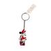 Kate Spade Accessories | Kate Spade Minnie Mouse Key Fob Key Chain Silver Red | Color: Red/Silver | Size: Os