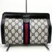 Gucci Bags | Gucci Old Vintage Clutch Bag Second Pouch Gray Navy Pvc Leather Men Women | Color: Gray | Size: Os