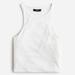 J. Crew Tops | Nwot White Formknit High-Neck Cropped Cutaway Tank | Color: White | Size: S