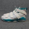 Nike Shoes | Nike Lebron Soldier 11 Tb Mens Shoes Size 17 Basketball Sneakers Teal Blue White | Color: Blue/White | Size: 17